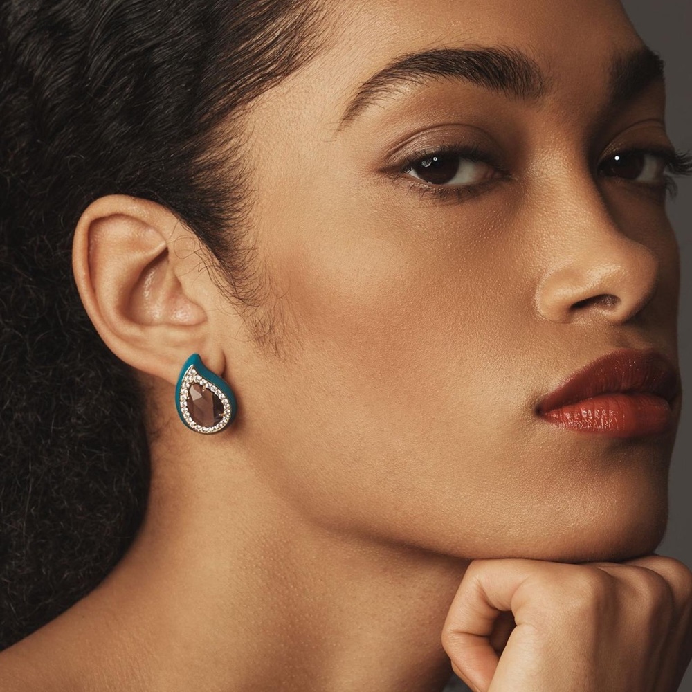2 for $15! Anthropologie Drop Earrings Diamond Style